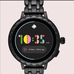 Kate SpadeScallop Smartwatch Black Stainless Steel